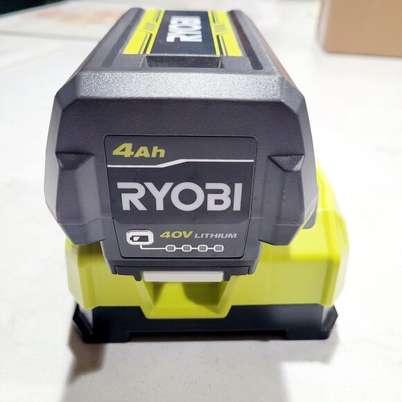 Ryobi 40-Volt 4 Ah High Capacity Lithium-Ion Battery & Charger EUC - Picture 7 of 16
